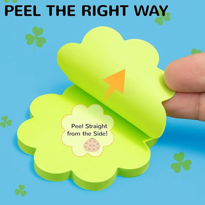 M&G 8 Pads Fun Shape Sticky Notes, 480 Sheets Cute Post-It Notes in Various Shapes, 60 Sheets/Pad, Self-Stick Memo Pads for Students, Office, Home (Duck, Heart, Star, Smile, Apple, Tree, Flower, Bear)
