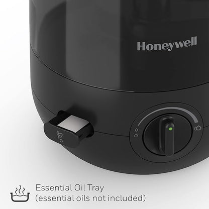 Honeywell Ultra Comfort Cool Mist Humidifier, No Filter, Easy to Fill and Clean, Cleaning Brush Included, Ultra Quiet, Use With Essential Oils for Extra Comfort, Black, HUL545B