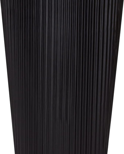 Karat 16oz Ripple Insulated Coffee Hot Cups [500 Count] Black Double Poly Lined Paper Hot Cup - Ideal for Hot Beverages, 90mm (C-KRC516B)