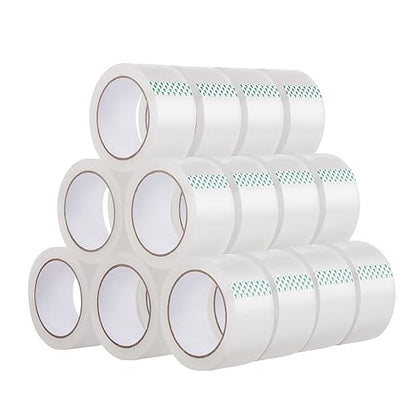 Lichamp Clear Packing Tape, 24 Rolls Heavy Duty Packaging Tape Refill for Moving Boxes, Mail Shipping Supplies, 1.88 inch x 55 Yard x 2.6 mil, A224TP