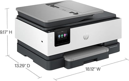 HP OfficeJet Pro 8139e Wireless All-in-One Color Inkjet Printer, Print, scan, Copy, fax, ADF, Duplex Printing Best-for-Home Office, 1 Year of Instant Ink Included (Renewed Premium)