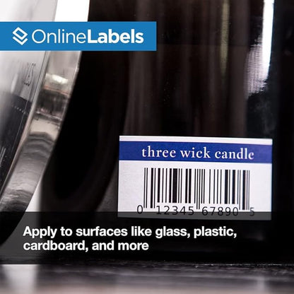 2 x 1 Rectangle Barcode Labels - Pack of 40,000 Labels, 1,000 Sheets - Inkjet/Laser Printer - Online Labels