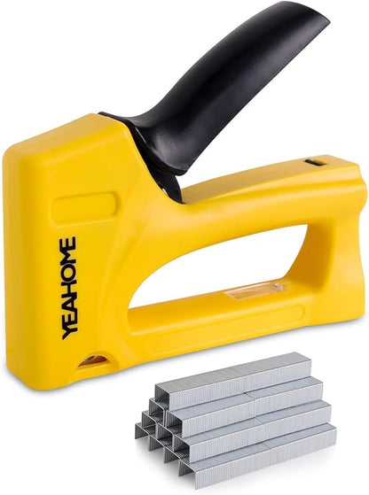 YEAHOME Light Duty Staple Gun, Upholstery Staple Gun with 1000PCS JT 21 Staples of 5/16 inch, Stapler Gun for Wood, Classroom, Crafts, DIY, Decoration