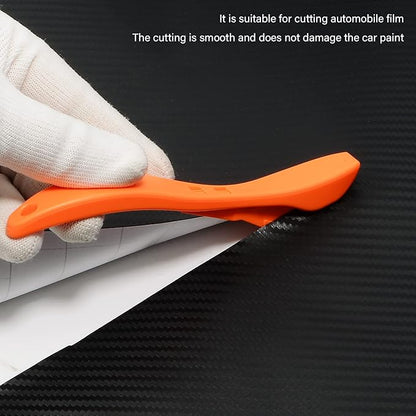 Gomake Wrapping Paper Cutter 3PCS Gift Wrap Cutter,Concealed Blade Safety Knife with 10 Replaceable Blade for Birthday Paper Gift Wrapping Paper Roll Cutter and Christmas Wrapping Paper Cutter Tool