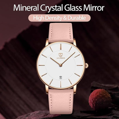 BEN NEVIS Watch, Mens Watch, Minimalist Fashion Simple Wrist Watch Analog Date with Leather Strap