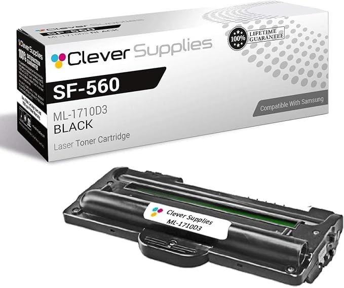 CS Replacement Toner Cartridge Compatible with Samsung SF-560 ML-1710D3 Black