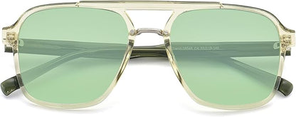 Sleep Glasses for 99.9% Blue Light Glasses Dual AR Coatings Green Lens for Computer Gaming Reduce Eyestrain