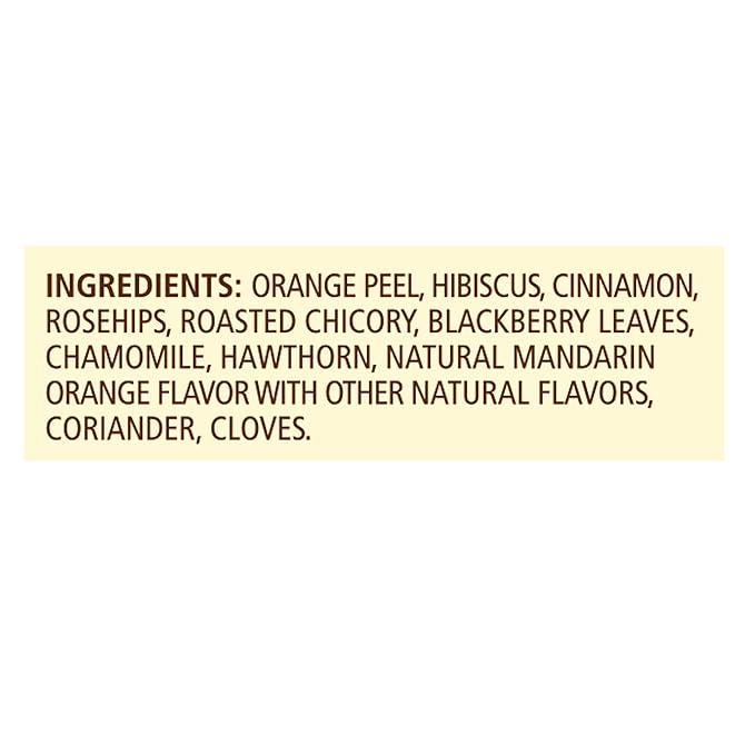 Celestial Seasonings Herbal Tea, Mandarin Orange Spice, 20 Count (Pack of 6)