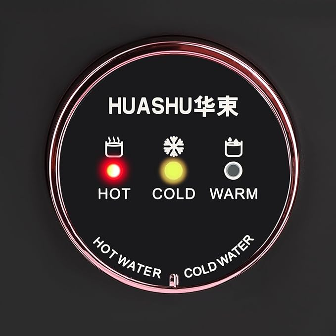 Countertop Water Dispenser, Hot and Cold Water Cooler with 3 Temperature Settings 1.19 to 4.99 Gallon Essential Water Machine Top Loading Water Dispenser for Home Office Dorm