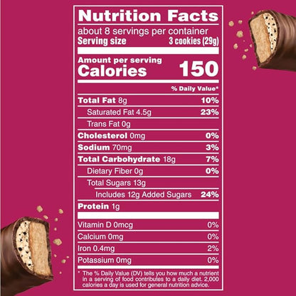 TWIX Minis Cookie Dough Milk Chocolate Bars, Sharing Size, 7.7 oz Bags (Pack of 8)
