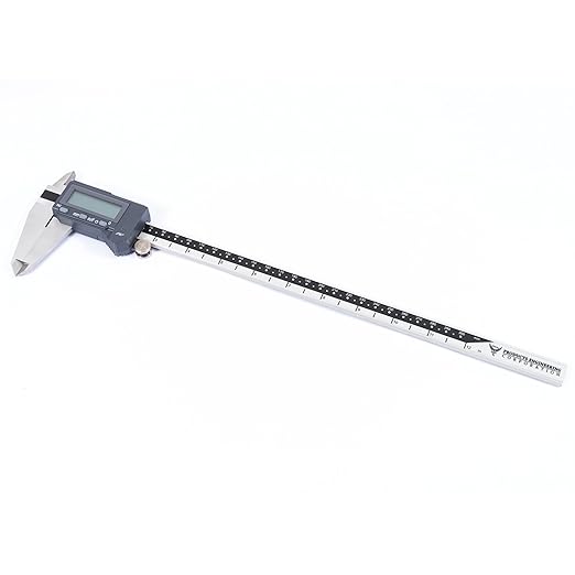 PEC Tools Digital Caliper, 12 Inch/300mm Industrial-Grade Stainless Steel Caliper, IP67 Waterproof & Oil-Resistant, Auto Power-Off, Inch/MM/Fraction Modes