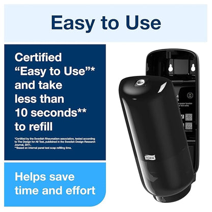 Tork Odor-Control Hand Soap Liquid S4 Gentle, Perfume-Free, Compatible with S4 Dispensers 6 x 1L Bottles (400020)