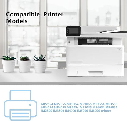 MP 2554 MP 3554 Black Toner Cartridge Compatible for Ricoh Lanier Savin MP2554 MP2555 MP3054 MP3055 MP3554 MP3555 MP4054 MP4055 MP5054 MP5055 MP6054 MP6055 IM2500 IM3500 IM4000 IM5000 IM6000 Printer