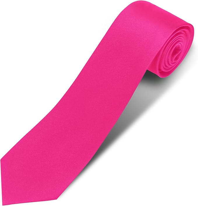 Men's Ties Solid Pure Color 3.15" (8CM) Necktie Plain Formal Business Wedding Black Ties For Men