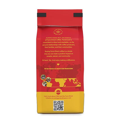 Paramount Roasters Aliado Farm-Direct Finca LaFortaleza 12oz Whole Bean Coffee, Single Origin from Chiapas, Mexico – Smooth Medium Roast, 100% Arabica