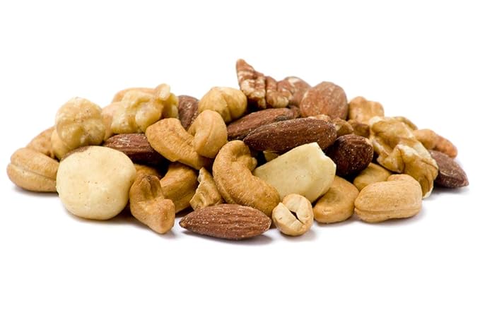 Sincerely Nuts Roasted & Unsalted Mixed Nuts (1 LB) Almonds, Cashews, Brazil Nuts, Hazelnuts & Pecans - Vegan, Kosher & Gluten-Free Food-Nutrient Rich Alternative Treat for the Whole Family