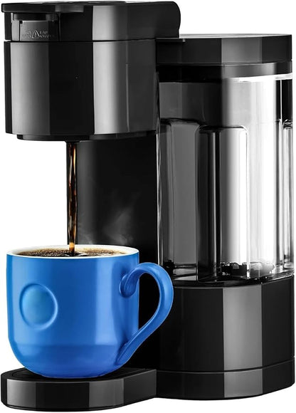 KeurigK K-Express Essentials Single-Serve KCup Pod Coffee Maker 3 Cup Sizes Fast Fresh Brew 30oz Removable Water Reservoir Travel Mug Friendly Maintenance Alert Space-Saving (Black)