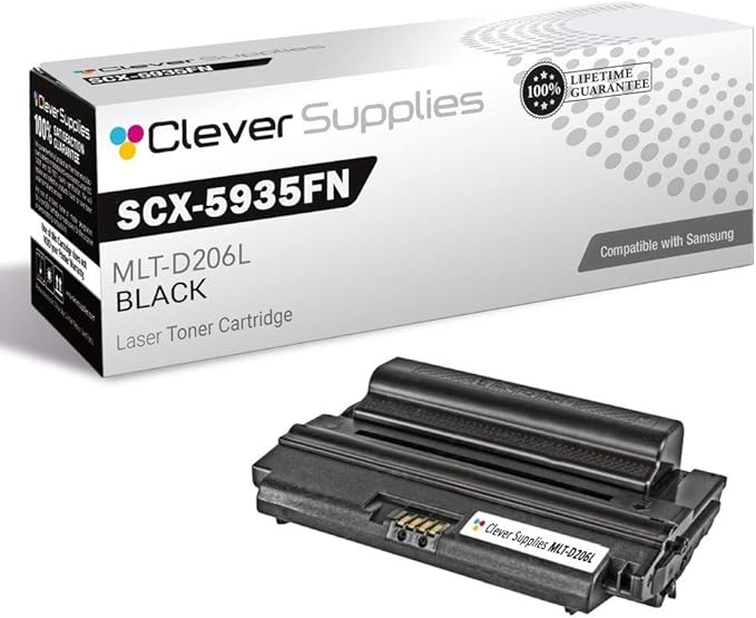 CS Replacement Toner Cartridge Compatible with Samsung SCX-5935FN MLT-D206L Black SCX-5935FN Toner Cartridge Black