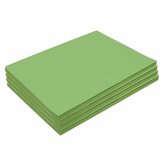 Colorations Construction Paper,Bright Green,9 inches x 12 inches,200 Sheets, Heavyweight Construction Paper,Crafts,Art,Painting, Coloring,Drawing,Creating,Paper,Art Project,All Purpose