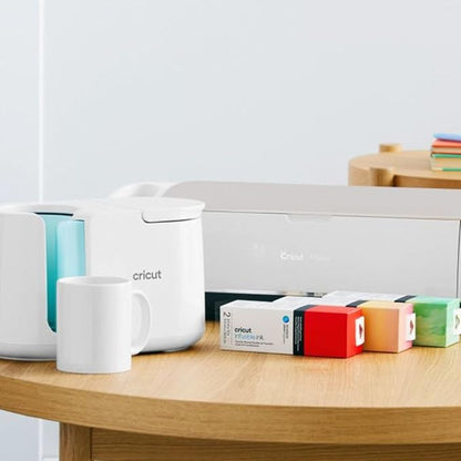 Cricut Ceramic-Coated Mugs, 15 Oz, 36 Count, White - Dishwasher & Microwave Safe, Compatible with Cricut Mug Press & Infusible Ink, Ideal for Crafts and Printing
