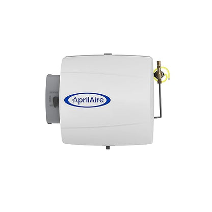 AprilAire 500M 12-gal. Whole-House Small Bypass Evaporative Humidifier with Manual Control for up to 3,600 sq. ft. + AprilAire Model 5843 Humidifier Installation Kit