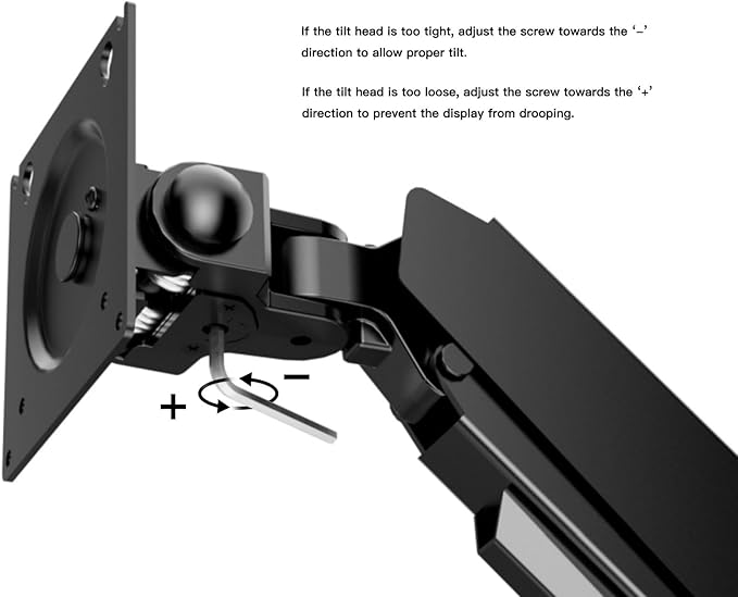 HUANUO 49 inch Ultrawide Monitor Wall Mount, Heavy Duty Screen Arm with Premium Aluminum, Supports up to 44 lbs, Wall Mount Monitor Arm for Height Adjustment, Tilt, Swivel, Rotate