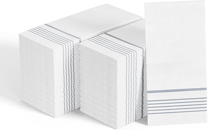 400 Pack Paper Napkins, Disposable Guest Towels Party Dinner Napkins Soft, Absorbent 3-Ply Hand Towels for Bathroom, Wedding and Events