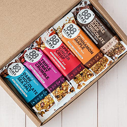 88 Acres Granola Bars | Gluten Free, Nut-Free Oat and Seed Snack Bar | Vegan & Non GMO | 12 Pack (Variety Pack)…