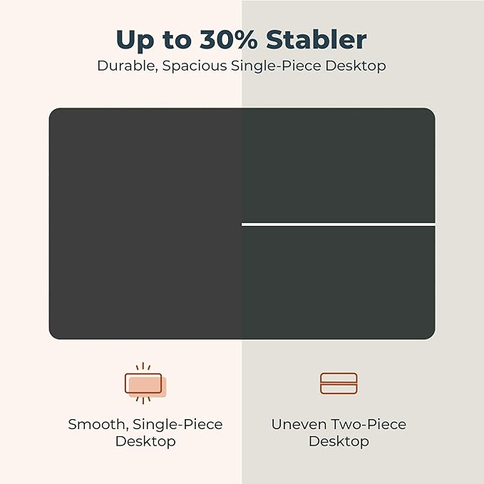 Small Adjustable Stand Up Desk for Children,One-Piece Standing Desk 31.5 x 19.7 Inch, Home Office Desk Computer Workstation, Black