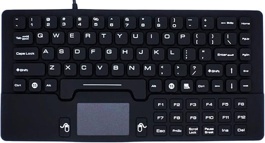DSI Waterproof Mini Keyboard with Touchpad IP68 Washable Silicone KB-JH-IKB89