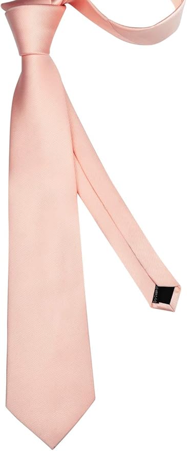 GUSLESON Classic New 3.15"（8cm） Men's Solid Color Necktie Wedding Business Tie + Gift Box
