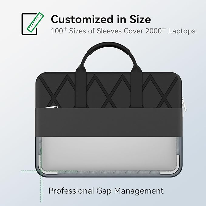 Smatree 18 inch Laptop Sleeve with Handle for Acer Predator Helios 18 AI, for Acer Predator Helios 18/Neo 18, Laptop Case with Accessory Pocket, YKK Zipper, Patented Super Corner Design (E812)