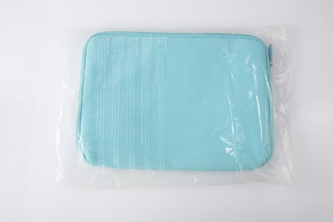 Arvok 11 11.6 12 Inch Laptop Sleeve Case for MacBook Air 12, Water-Resistant Neoprene Notebook Computer Tablet Sleeve, Carrying Bag Cover for Chromebook/HP/Dell/Lenovo/Asus/Acer, Baby Blue