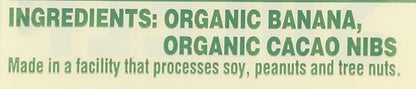 SOLELY - Organic Banana Chocolate Drizzled Fruit Jerky - 1 Individually Wrapped Fruit Strip - Fruit Leather Made from Dried Fruit - Healthy Snacks for Adults & Kids - Vegan, Non GMO - 0.8oz (23g)