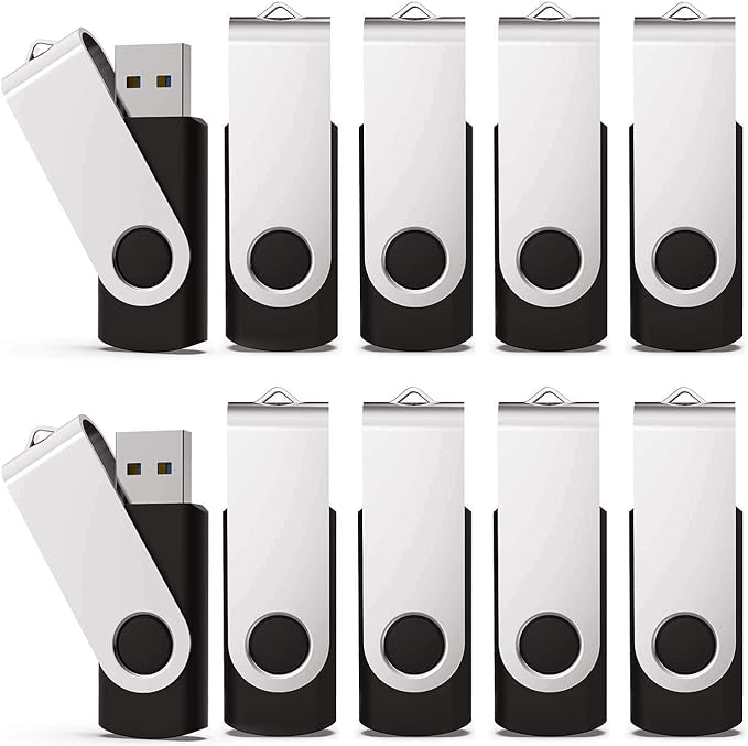 USB 3.0 Flash Drive, KEXIN 16 GB Flash Drive 3.0 16GB Thumb Drive Bulk Jump Drive Memory Stick Zip Drive, Black 10 Pack