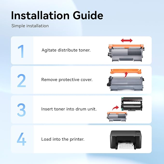 DR420 Drum Unit (Not Toner) 2-Pack Replacement for Brother DR-420 Imaging Drum Compatible HL-2270DW HL-2280DW HL-2230 MFC-7360N MFC-7860DW DCP-7065DN Intellifax 2840 2940 MFC-7240 HL-2240D Printer Ink