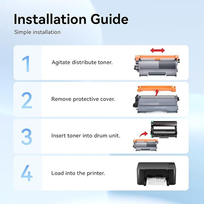 DR420 Drum Unit (Not Toner) 2-Pack Replacement for Brother DR-420 Imaging Drum Compatible HL-2270DW HL-2280DW HL-2230 MFC-7360N MFC-7860DW DCP-7065DN Intellifax 2840 2940 MFC-7240 HL-2240D Printer Ink