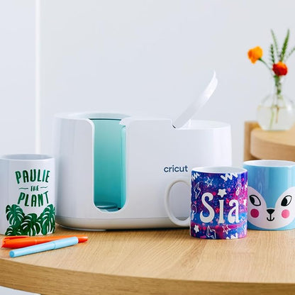 Cricut Mug Press + 4 Blank Mugs (12oz each)
