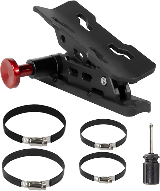 Fire Extinguisher Mount for Vehicle - Quick Release Fire Extinguisher Bracket Holder for Jeep Wrangler JT, TJ, JL, JKU, UTV, Polaris RZR, Ranger, Can-Am X3, Yamaha, ATV, Tractor – Corrosion-Resistant