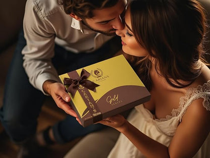CARIANS Chocolate Gourmet Truffles Box, Assorted Pralines Box, Premium Gourmet Gift Basket, Assortment of Milk and Dark Chocolate Great for Gift Giving, Anniversary, Thanksgiving, Christmas