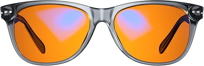 Swanwick Crystal Night Swannies - 99% Premium Blue Light Blocking Glasses, Anti Glare Anti-Fatigue & Eyestrain for Screens