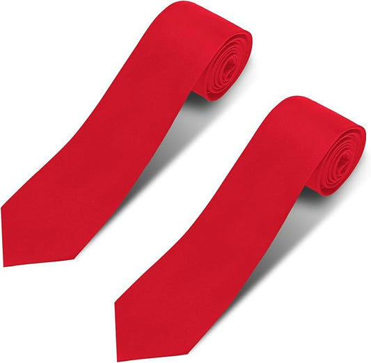 Men's Ties Solid Pure Color 3.15" (8CM) Necktie Plain Formal Business Wedding Black Ties For Men