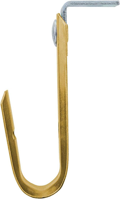 3/4 Inch Heavy Duty Metal Cable & Wire Support J-Hook Hangers W/Angle Clip, attaching horizontal surfaces (Ceilings, beams K) & 1/4 inch threaded rod Cable & Wire Management
