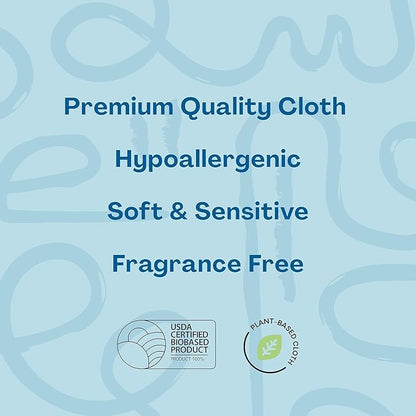 Hello Bello Extra Gentle Unscented Baby Wipes, Plant Based, Made with 99% Water and Aloe for Babies and Kids, 720 Count