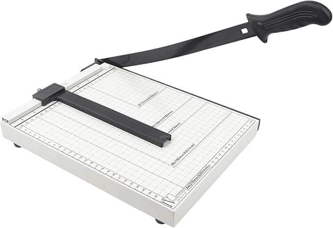 Mini Paper Trimmer, 12in Cut Length Paper Cutting Board Compact Paper Cutter for Cardstock, Photos, Scrapbooking, Office, Classroom