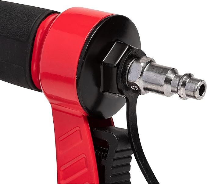 Arrow PT50 Oil-Free Pneumatic Staple Gun, Professional Heavy-Duty Stapler for Wood, Upholstery, Carpet, Wire Fencing, Fits 1/4”, 5/16”, 3/8", 1/2", 9/16” Staples, Red (Pack of 3)