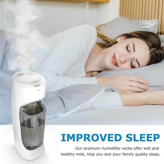 iSingo Humidifier Wicking HFT600 Filter T for Honeywell Hev615 Hev620 Humidifier, Compatible with Honeywell HFT600 Humidifier Filter T Compare to Part HFT600T HFT600PDQ, (4 Pack)