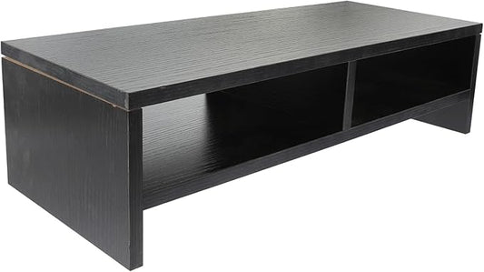 jojofuny Monitor Stand Desk Shelf Computer Lifting Rack Organizer for Office Workspace Storage and Elevated Laptop Support