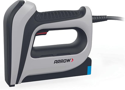 Arrow T50ACD Heavy Duty Corded Electric Staple Gun for Upholstery, Furniture, Office, Decorating, Fits 1/4", 5/16”, 3/8", or 1/2" Staples