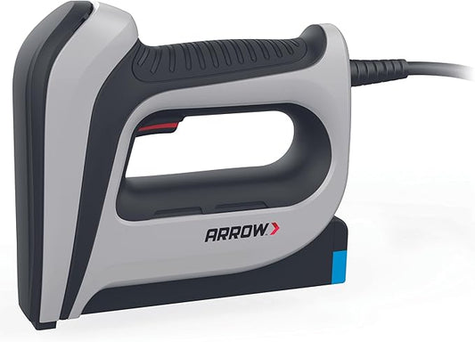 Arrow T50ACD Heavy Duty Corded Electric Staple Gun for Upholstery, Furniture, Office, Decorating, Fits 1/4", 5/16”, 3/8", or 1/2" Staples